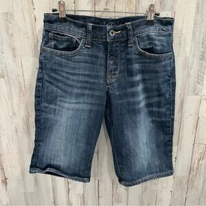 Lucky Brand The Bermuda Denim Shorts Womens 2 Dark Wash Modest